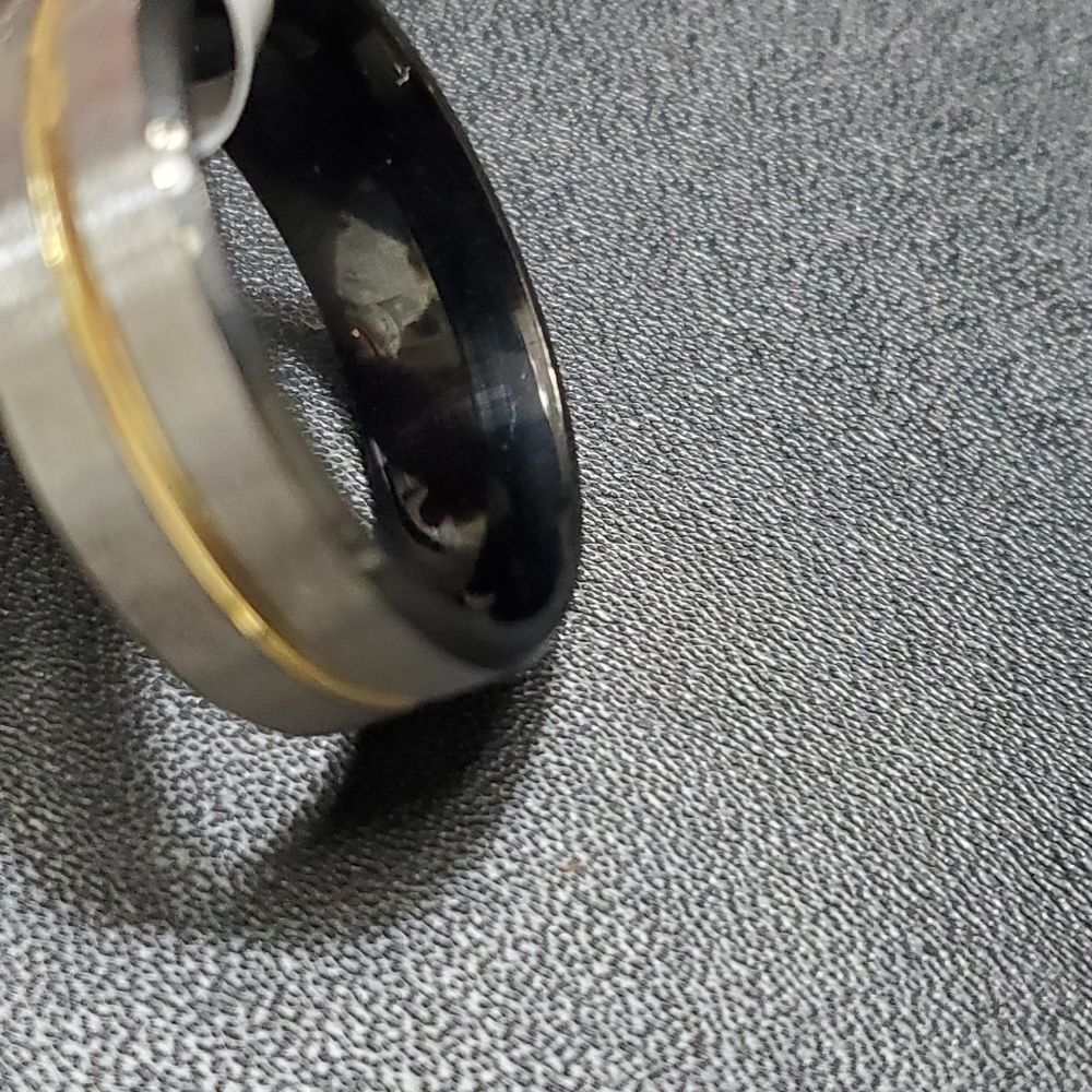 Titanium silver tone ring size 13 - image 7